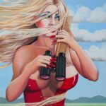 Die Loreley - gemalt von Lothar Bergmann